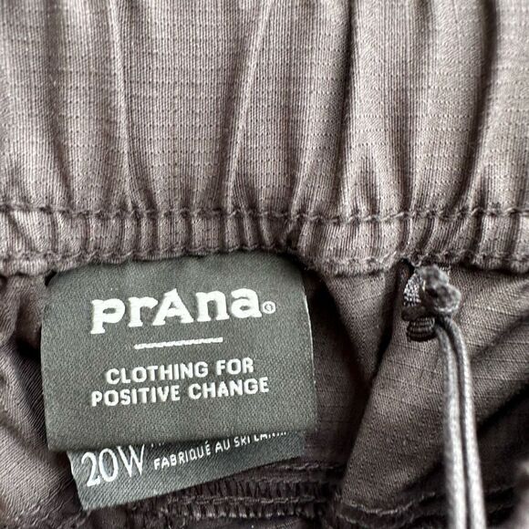prAna $95 Double Peak Pant Womens Pants Charcoal plus sz 20 NWT - Picture 8 of 11